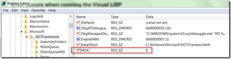 Autodesk Developer Blog : Error with Visual LISP editor when debugging ...