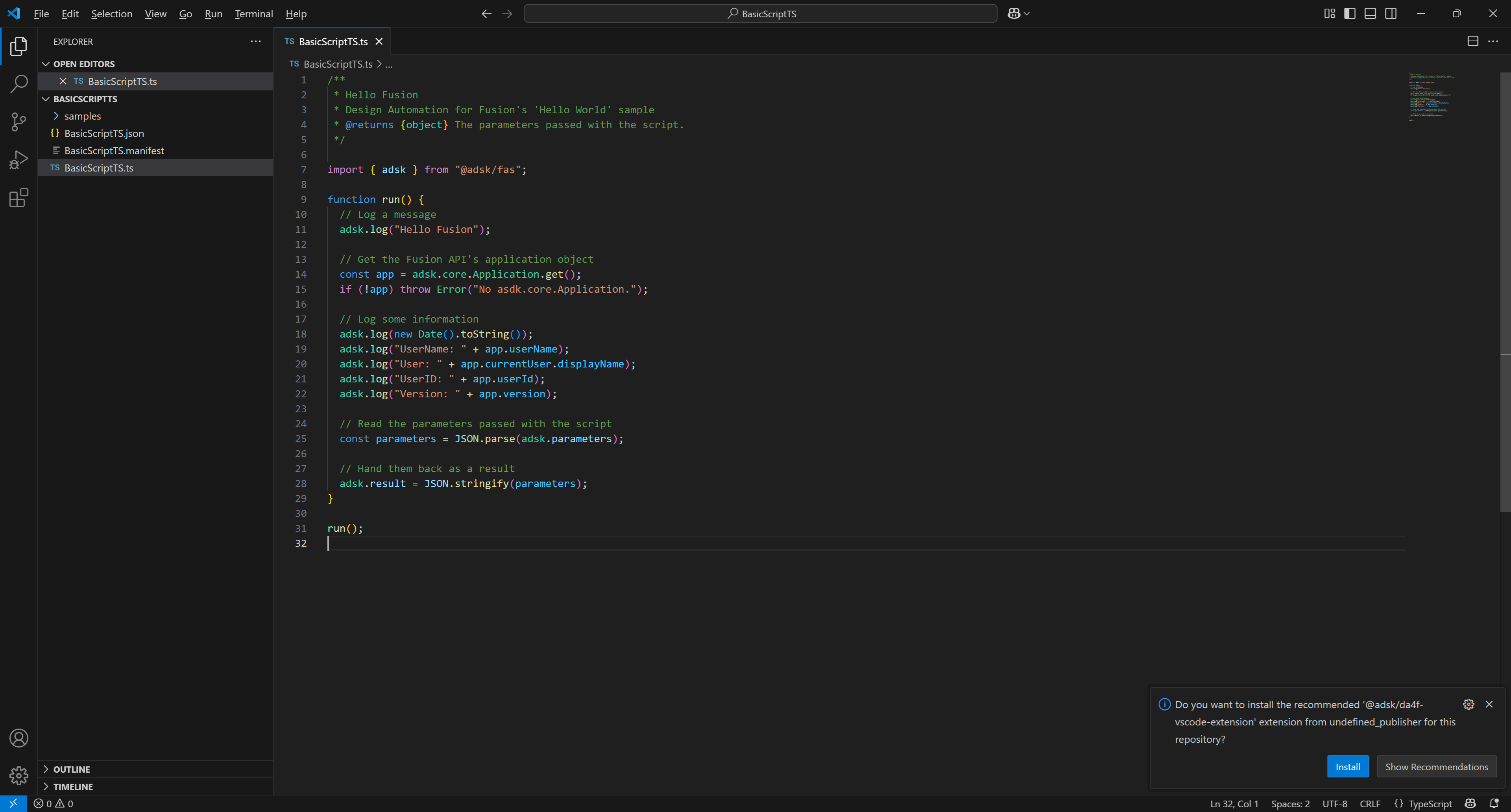 Autodesk Developer Blog : Lesson 1: The basic scripts and Add-in