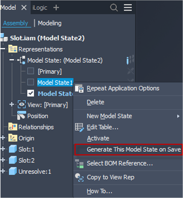 Simplifying Model State Generation with 