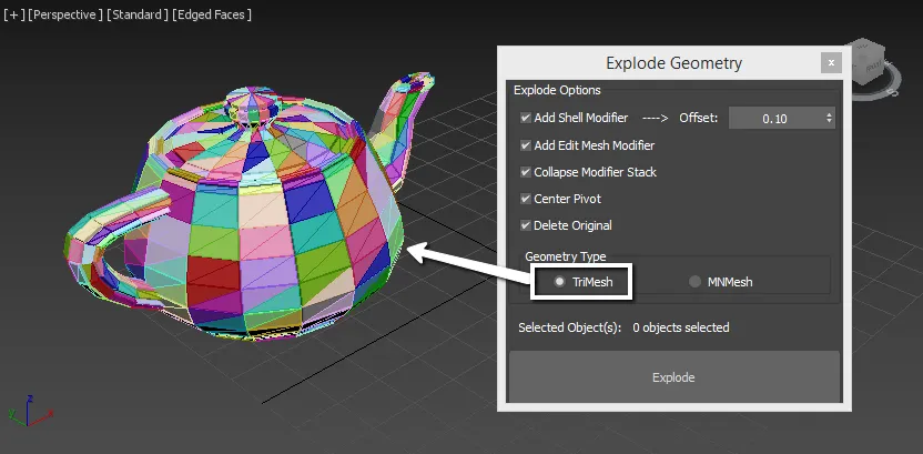 Porting Explode Geometry to Python: Life After MaxPlus